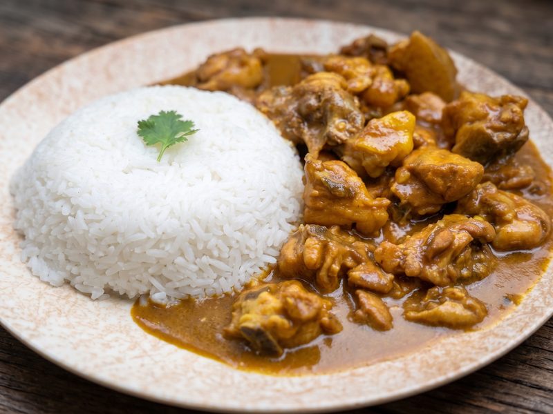 Curry Chicken Rice Bowl