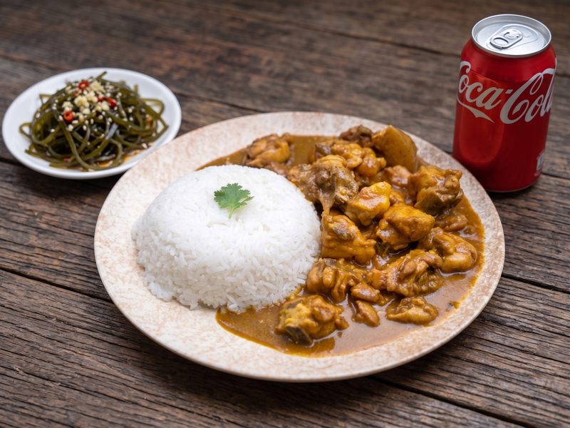 Curry Chicken on Rice