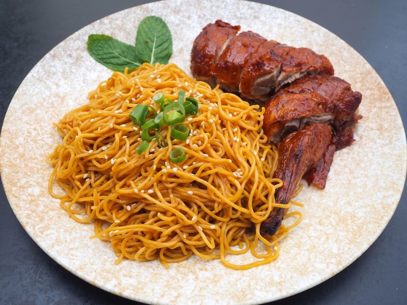 Dry-Tossed Roast Duck Noodles